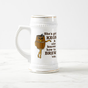 Chope À Bière Drôle brasseur de bière