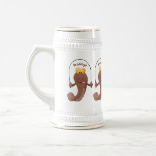 Chope À Bière Drôle sauter boudskipper poisson dessin animé
