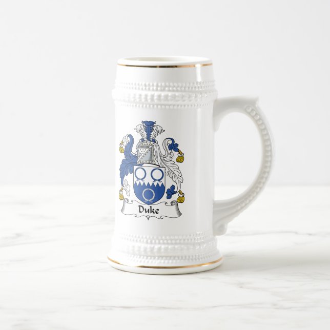 Chope À Bière Duc Family Crest (Droite)