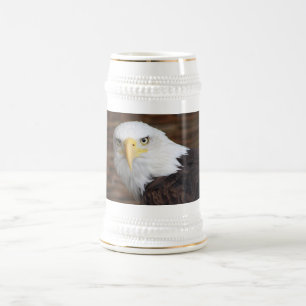 Chope À Bière Eagle chauve renversant