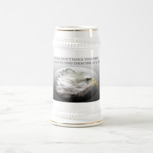 Chope À Bière Eagles ne s'assemblent pas ensemble Stein
