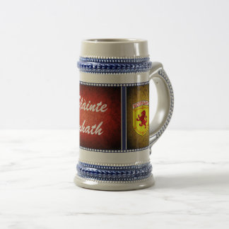 Chope À Bière Écosse, Lion rampant, drapeau, Slainte Mhath