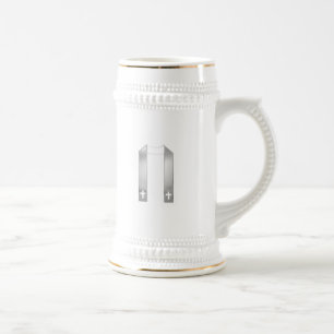 Chope À Bière Écouter en 3D le stèle du prêtre d'argent