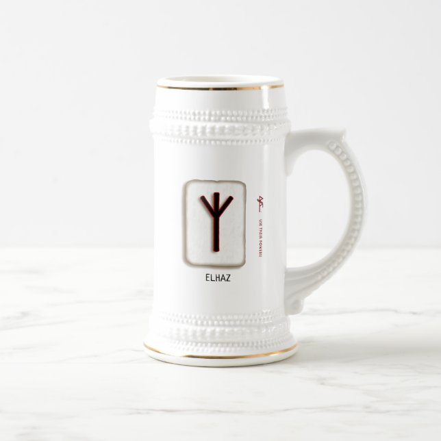 Chope À Bière Elhaz RuneStone Stein (Droite)