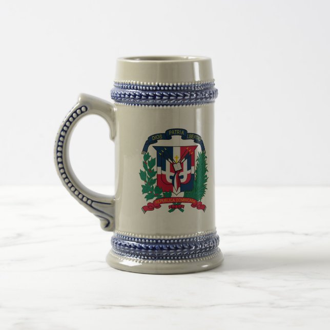 Chope À Bière emblème de la République Dominicaine (Gauche)