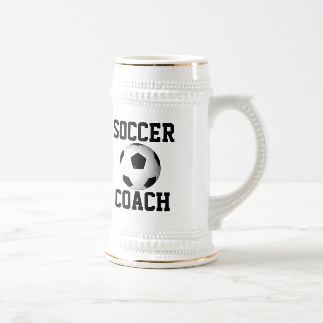 Chope À Bière Entraîneur de football (Droite)