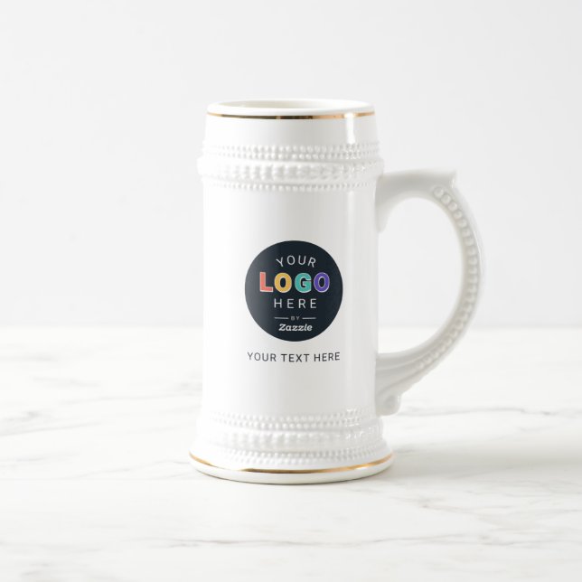 Chope À Bière Entreprise de logo personnalisé  (Droite)