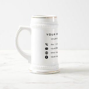 Chope À Bière Entreprise Promotionnelle Personnalisée Élégant