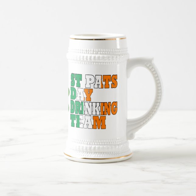 Chope À Bière Équipe de buveurs de St Pats (Droite)