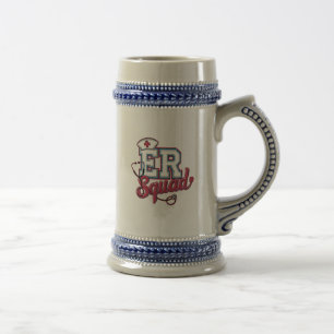 Chope À Bière Équipe des urgences, salle d'urgence, chemise d'in