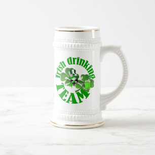 Chope À Bière Équipe irlandaise personnalisée