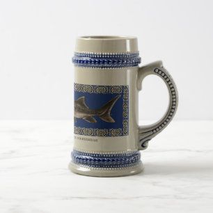 Chope À Bière Esturgeon Stein - esturgeon blanc