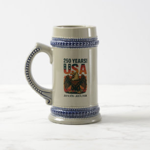 Chope À Bière États-Unis 250 ans – Aigle américain patriotique 4