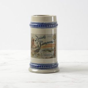 Chope À Bière Étiquette de bière de Reisch Sangamo