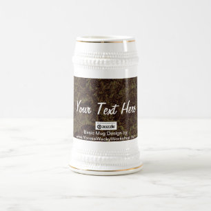 Chope À Bière Fabric, votre texte ici