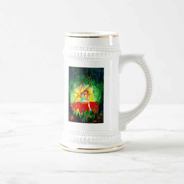Chope À Bière FAIRY DREAMING SUR L'Imaginaire FLEURIER (Droite)