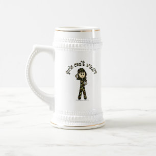 Chope À Bière Femme de l'armée légère