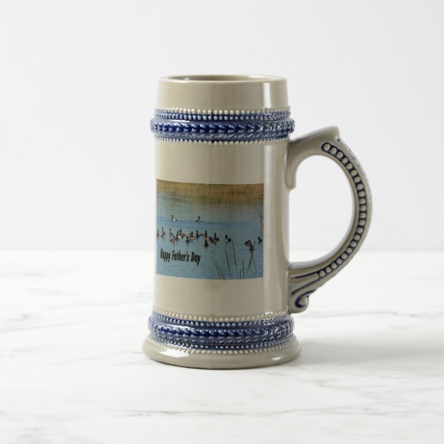 Chope À Bière Fête des pères Stein, Canards dans l'étang (Droite)