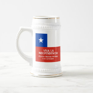 Chope À Bière Fêtes Patrias Fête de l'indépendance du Chili