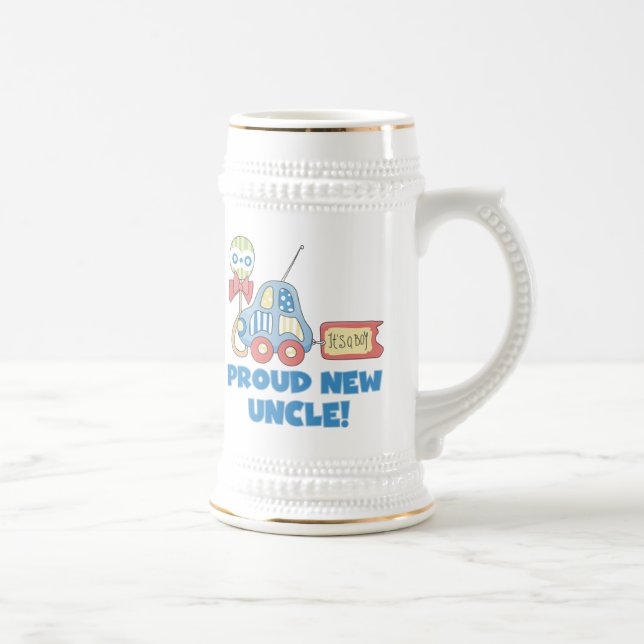 Chope À Bière Fière nouvelle voiture oncle C'est un garçon cadea (Droite)