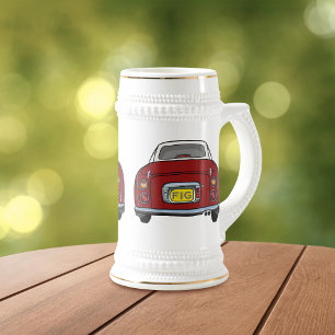 Chope À Bière Figarations Jote Rouge Figaro Car Bière Stein