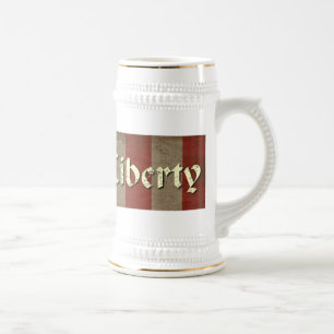 Chope À Bière Fils de drapeau de liberté