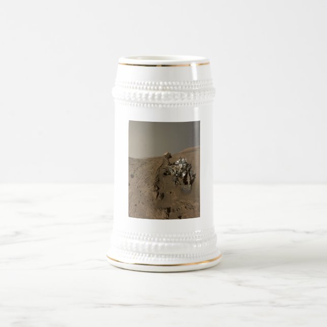 Chope À Bière Forage Mars Curiosity Red Martian Paysage (Centre)
