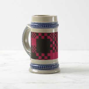 Chope À Bière forme de bloc de cube carré créative