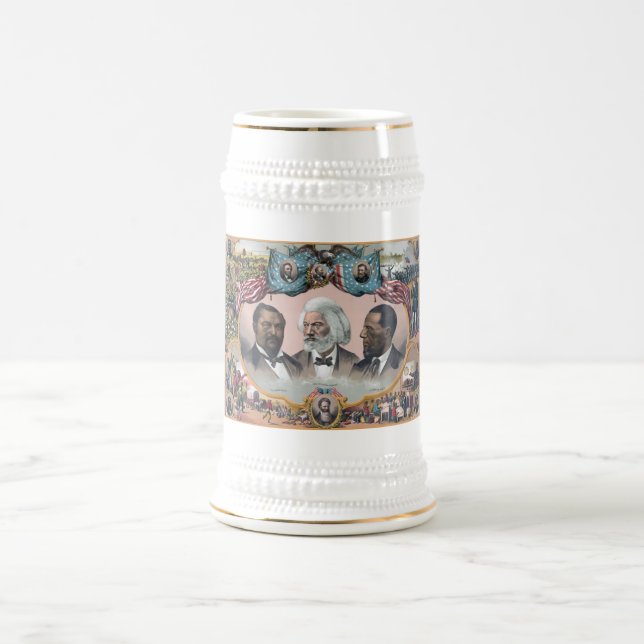 Chope À Bière Fr3d3rick Bailey Douglass avec Black Abolitionnist (Centre)