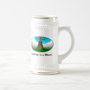 Chope À Bière Geology est Blast ! Dessin animé volcano