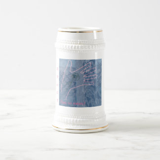 Chope À Bière Giving and receiving flowers(lace) マグカップ