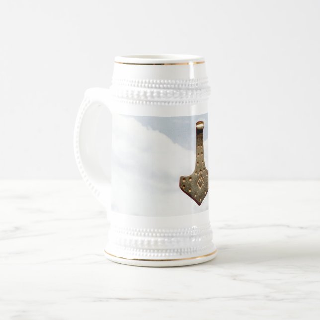 Chope À Bière Gold Thor Hammer stein (Devant gauche)