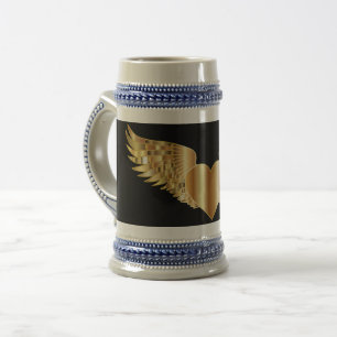 Chope À Bière Golden Wings 22 oz Stein