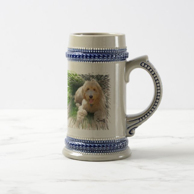 Chope À Bière Goldendoodle Labradoodle (Droite)