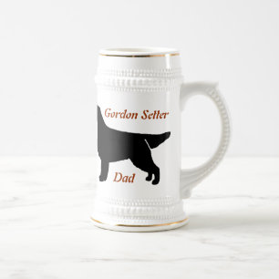 Chope À Bière Gordon Setter Papa Ceramic Stein