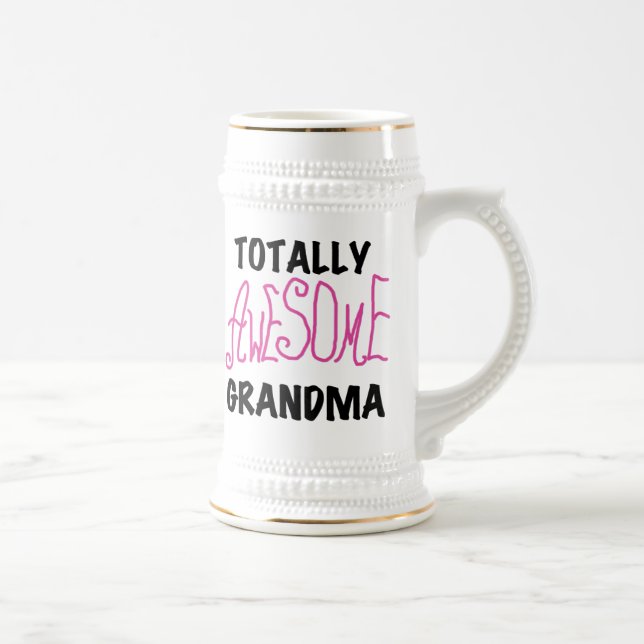 Chope À Bière Grand-maman totalement impressionnante - T-shirts (Droite)