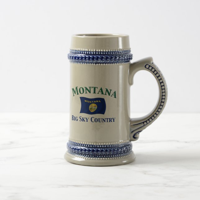 Chope À Bière Grand pays de ciel du Montana (Droite)