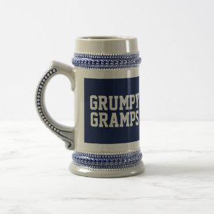 CHOPE À BIÈRE GRANDPA GRUMPY GRAMPS BEAU STEIN