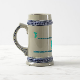 Chope À Bière Grecs de boug / Grecs de clé avec Evzone