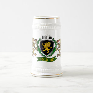 Chope À Bière Griffin/O Griffy Irish Shield Beer Stein
