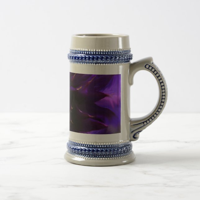 Chope À Bière Gris/bleu 18 once Stein (Droite)