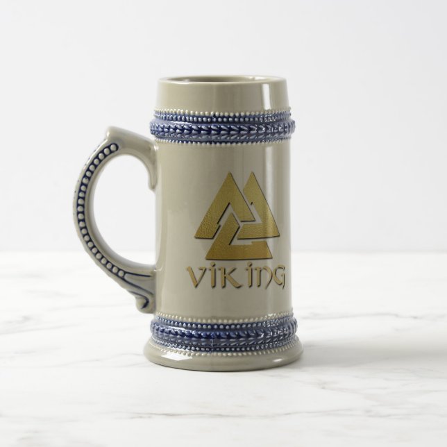 Chope À Bière Guerrier de Viking (Gauche)