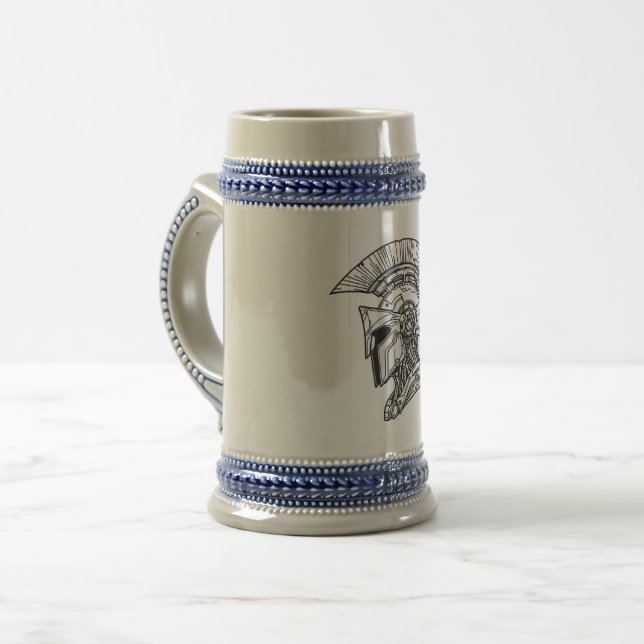 Chope À Bière Guerrier spartiate I (Devant gauche)