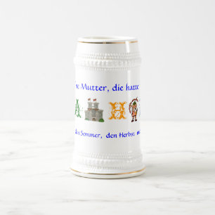 Chope À Bière Hahn 4 saisons Stein