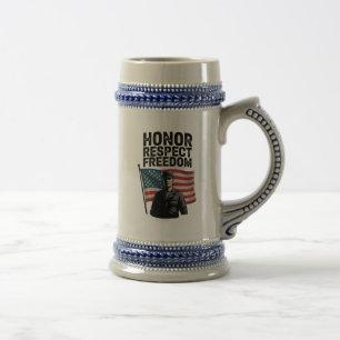 Chope À Bière Héros Héros Vétérinaire Jour Conception patriotiqu