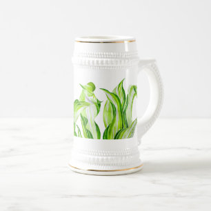 Chope À Bière 'Hosta avec le Mosta' sur un Stein