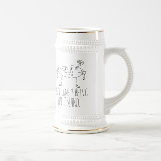 Chope À Bière Île de bande dessinée (Droite)