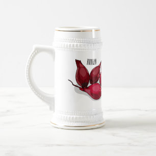 Chope À Bière Illustration de dessin animé Shallot