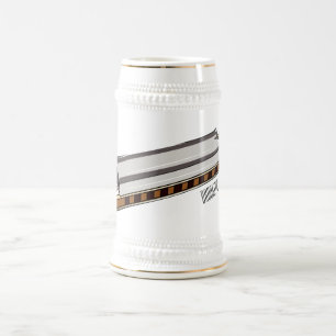 Chope À Bière Illustration de dessin d'Harmonica