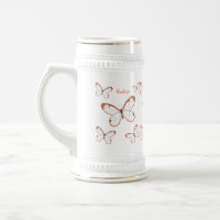 Illustration de papillon en verre